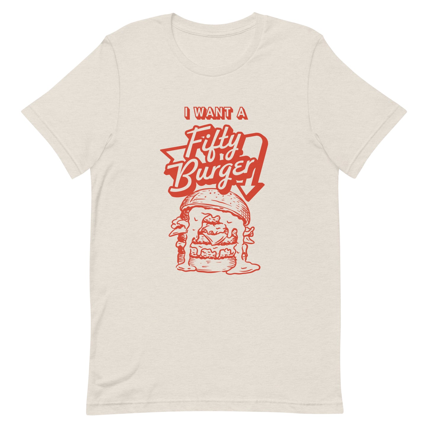 50 Burger T-Shirt (Red)