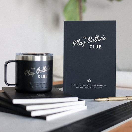 THE PLAY CALLER'S CLUB FIELD DIAGRAM NOTEBOOK (PACK OF 4)