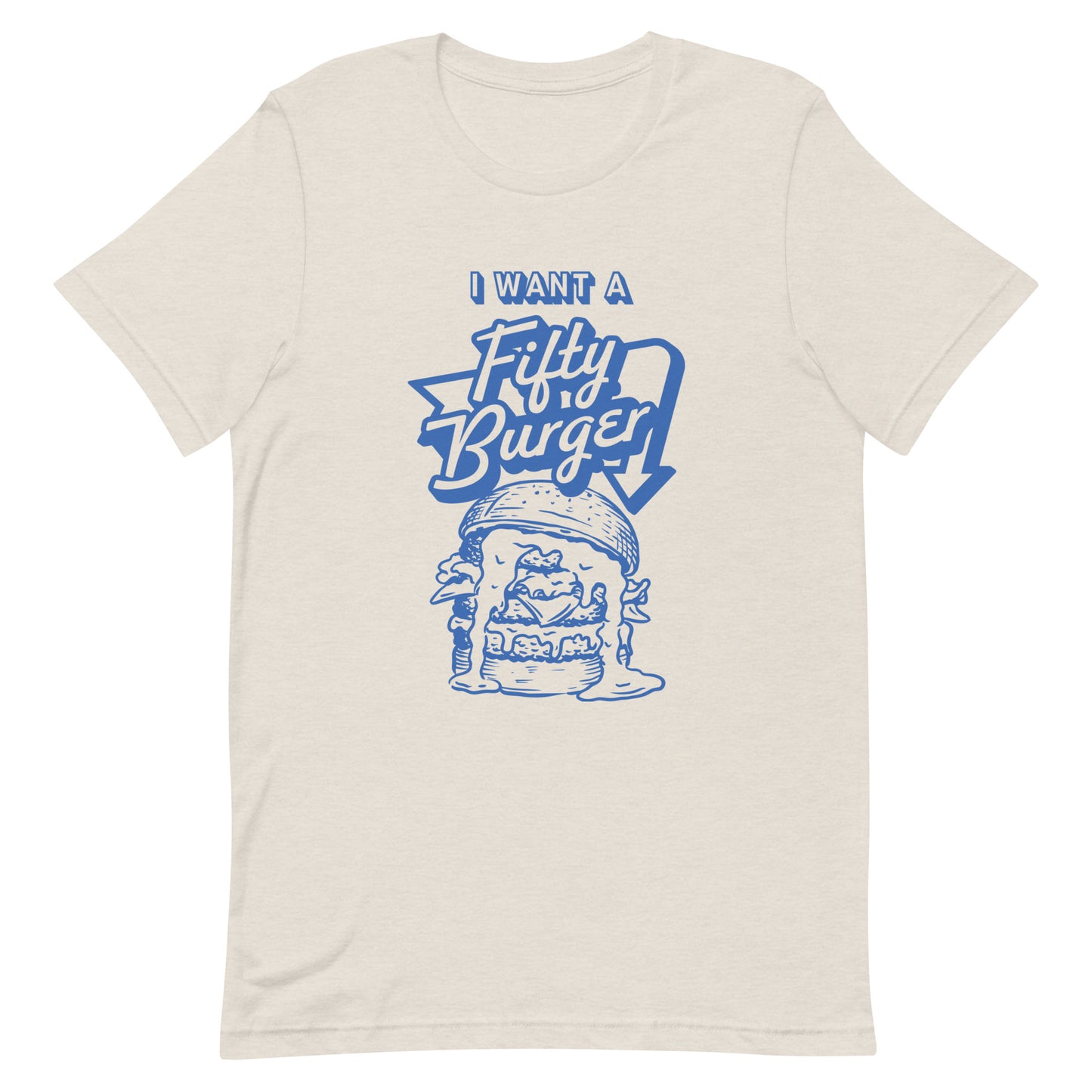 50 Burger T-Shirt (Blue)